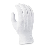 Gloves White Cotton SLIP ON Wrist Length