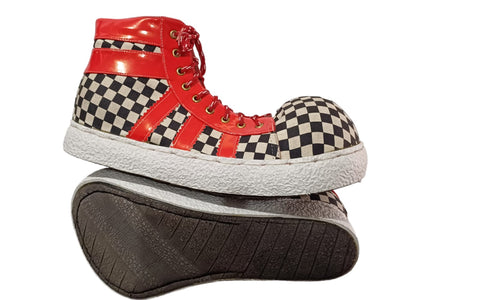 Kapirucho Clown Shoes Red Checkered shoes